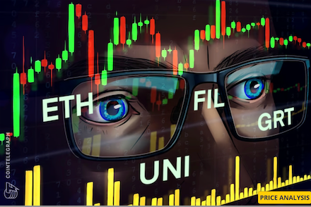 ETH, UNI, FIL and GRT turn bullish as Bitcoin price hovers above $51K