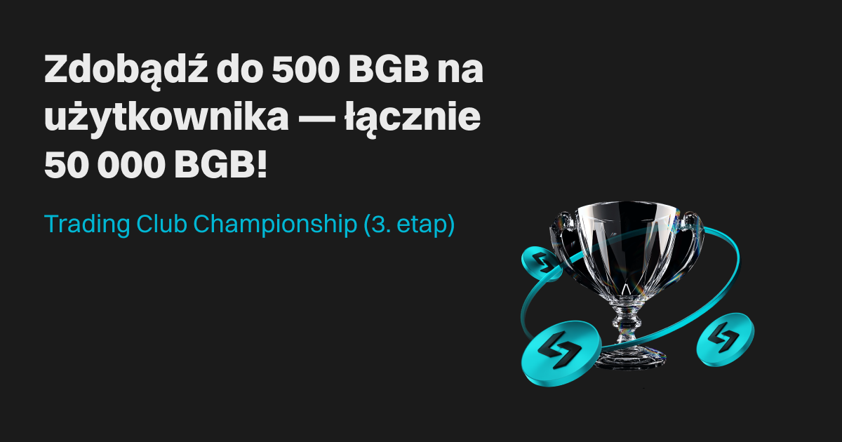 Bitget Trading Club Championship (3. etap) – Zdobądź tokeny z puli 50 000 BGB, do 500 BGB na użytkownika! image 0