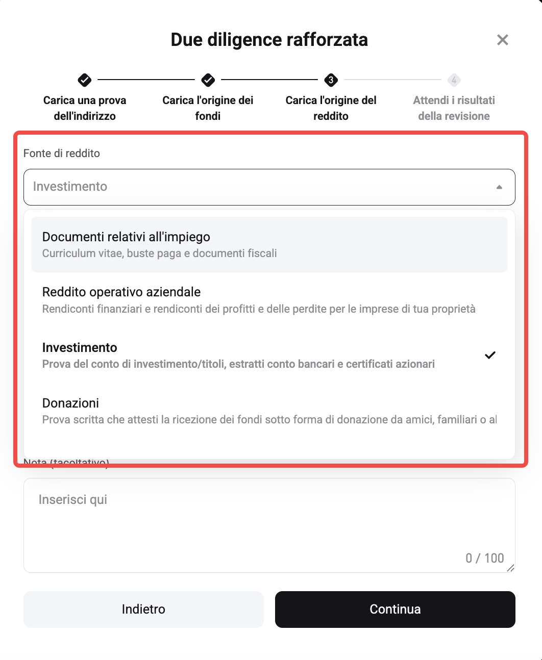 Come completare la procedura di due diligence rafforzata (EDD) per il mio account Bitget? - Guida per il sito web