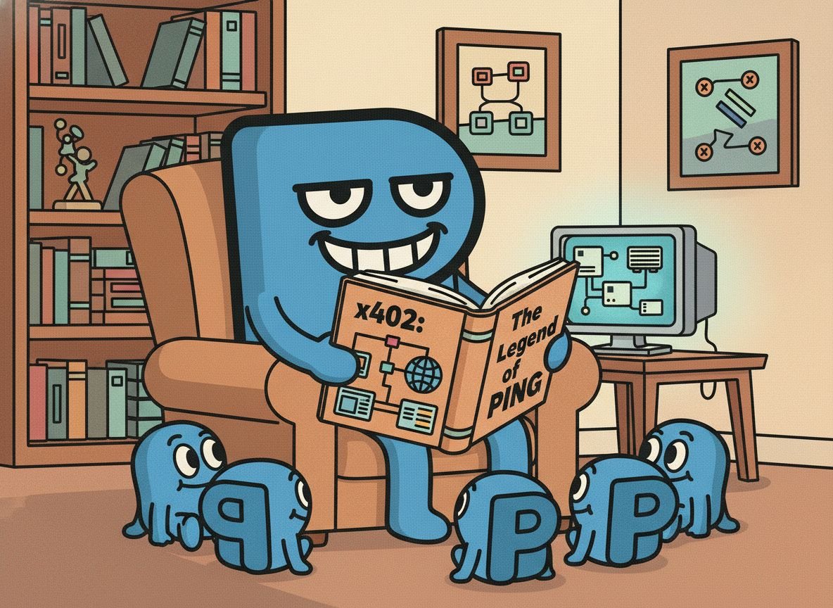 What Is Ping (PING): The First Memecoin on Coinbase’s x402 Powering Agent-to-Agent Payments image 1