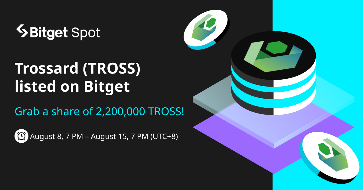 Trossard (TROSS) listed on Bitget. Come and grab a share of 2,200,000 TROSS ! image 0