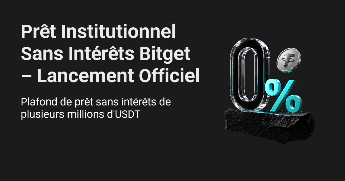 Programme de prêts à taux zéro Bitget