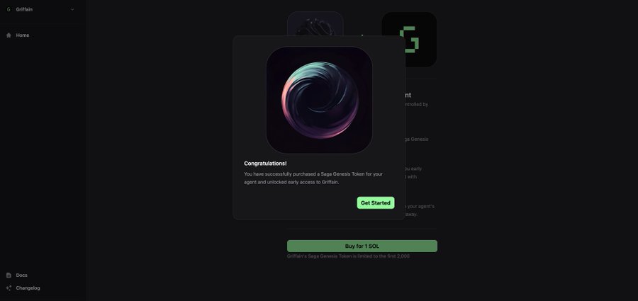 Griffain 推出 Saga Genesis 代幣