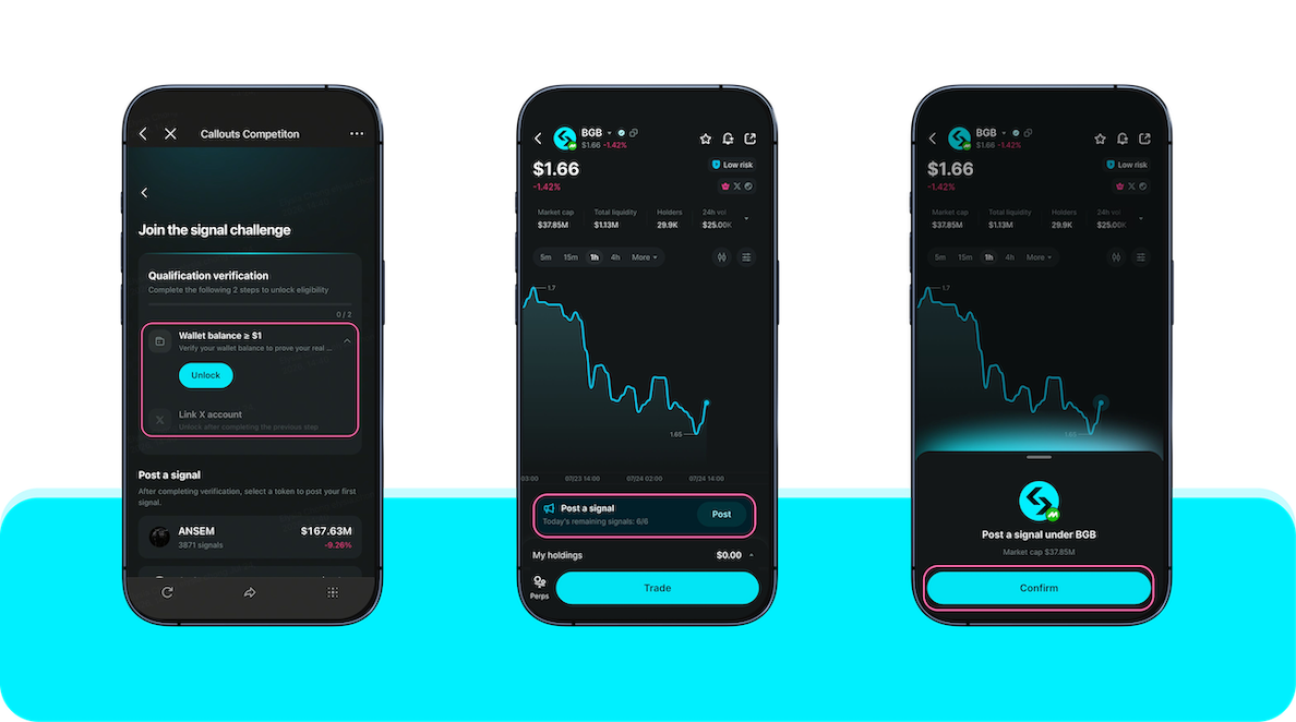 Make Market Calls with Callouts on Bitget Wallet image 1