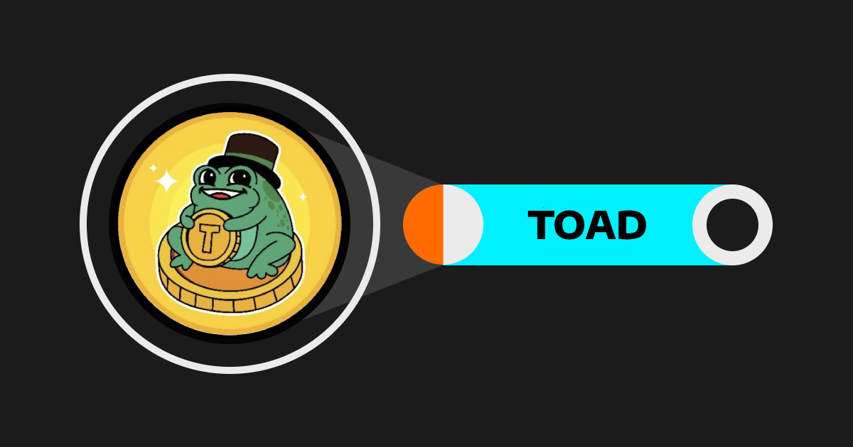 Toadie (TOAD): Meme Coin, Gaming, and Conservation Combined