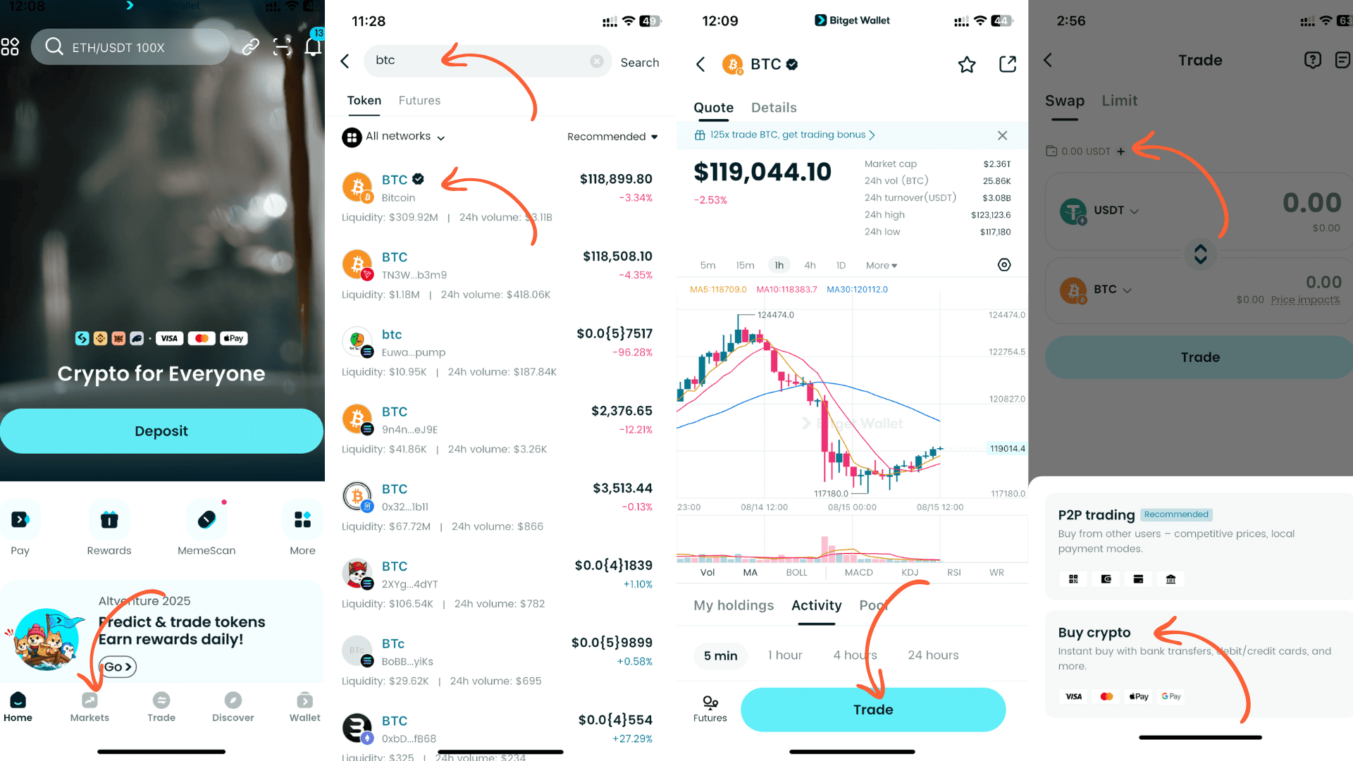 How to Buy Bitcoin (BTC) on Bitget Wallet? image 5