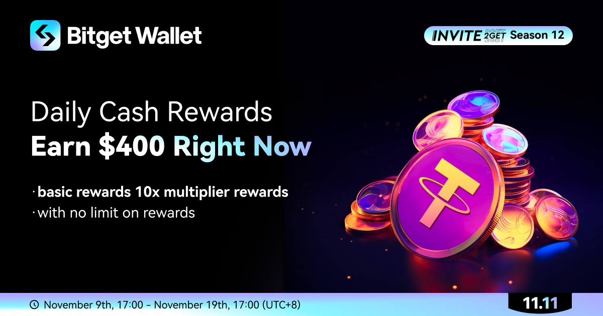 Invite2Get Season 12: Daily Cash Rewards, Earn $400 Right Now!