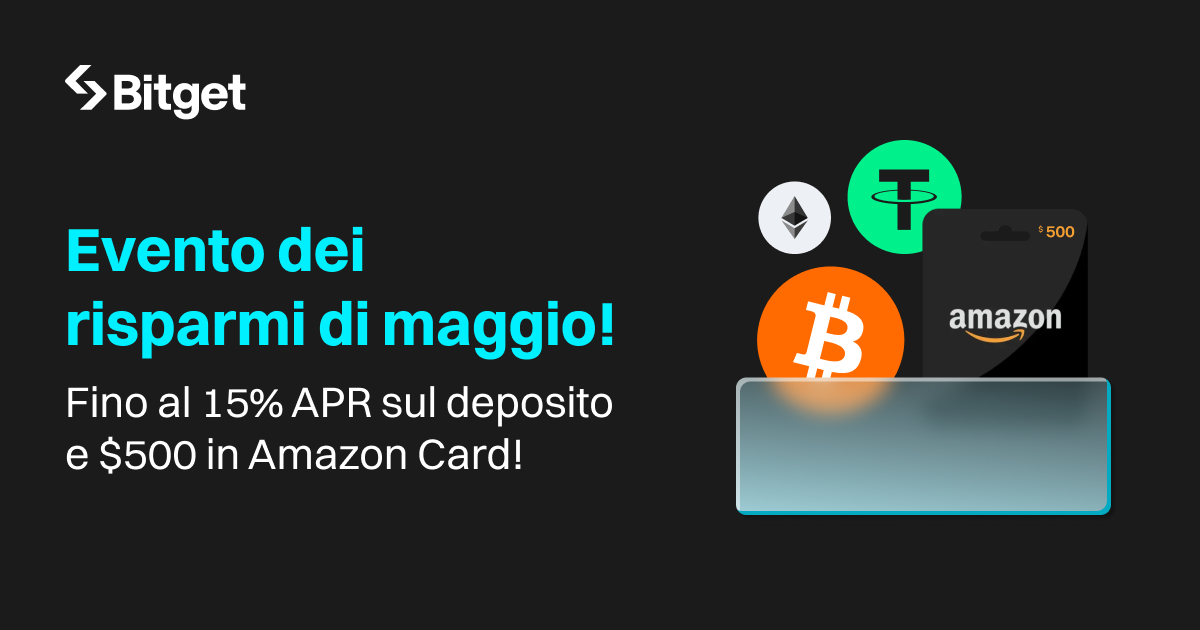 Evento dei risparmi di maggio!Fino al 15% APR sul deposito e $500 in Amazon Card！ image 0