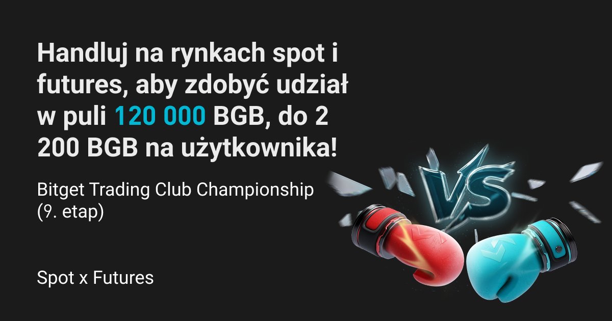 Bitget Trading Club Championship (9. etap) — handluj na rynkach spot i futures, aby zdobyć udział w puli 120 000 BGB, do 2 200 BGB na użytkownika! image 0