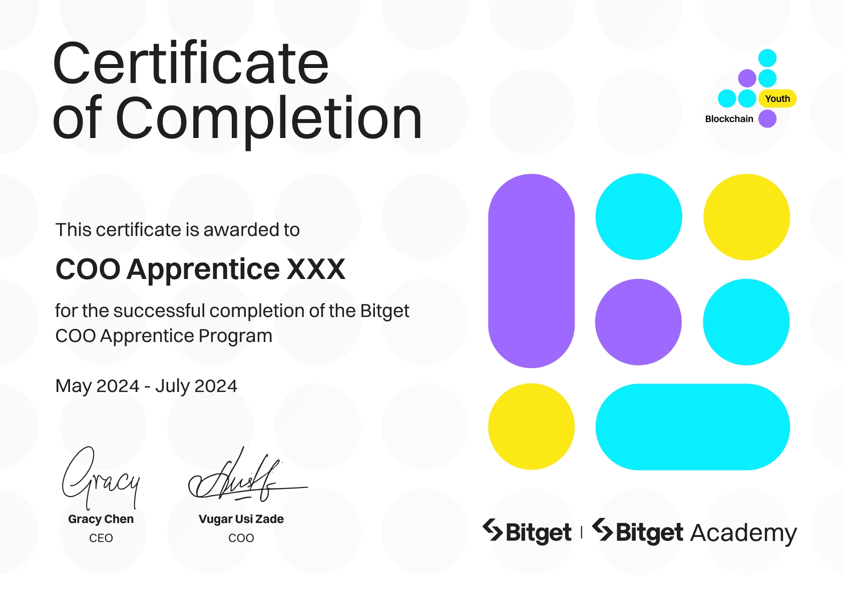 Bitget Concludes 1st COO Apprenticeship Program, Nurturing the Next Generation of Web3 Innovators with Practical Leadership Experience image 0