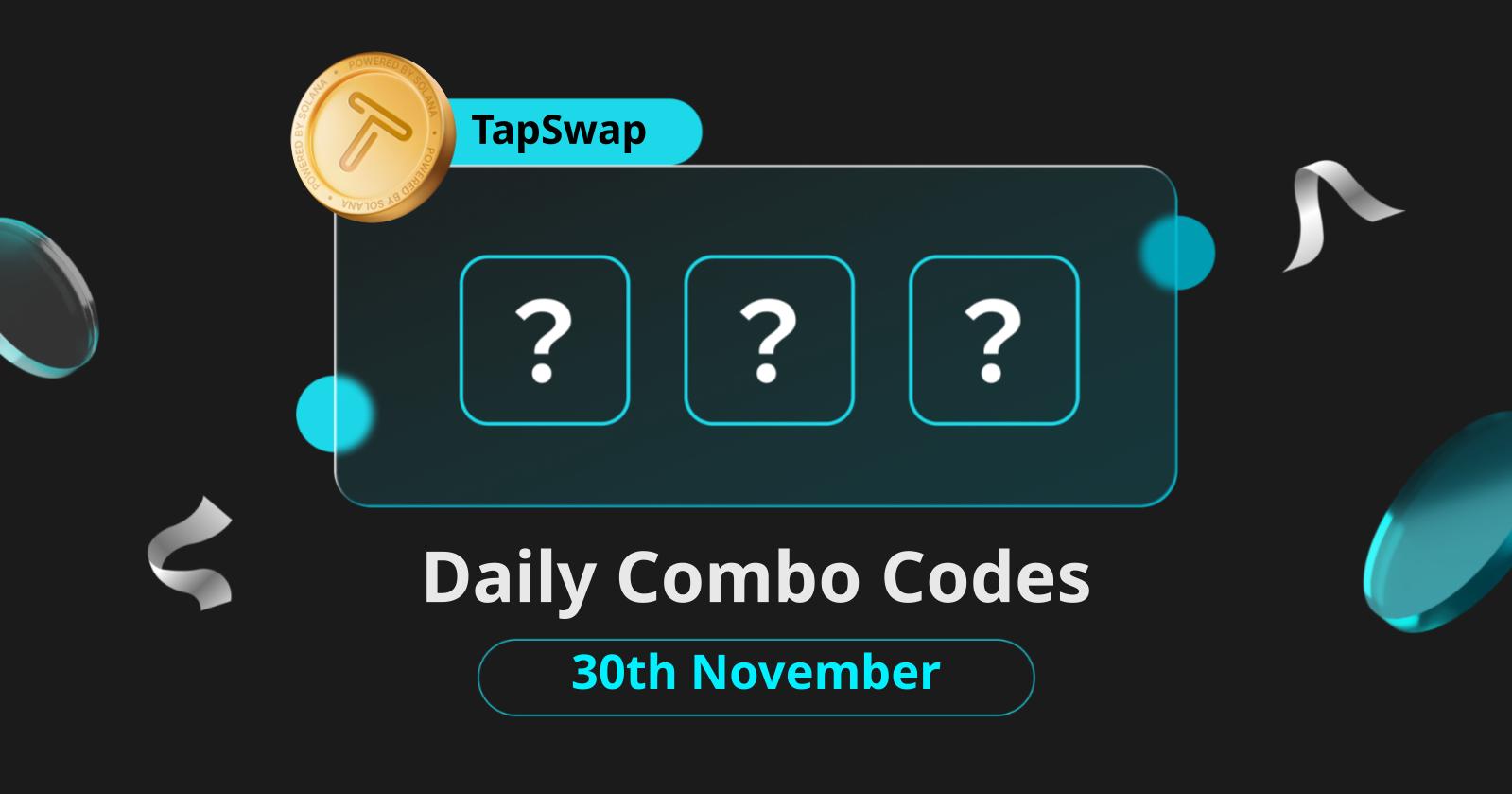 Today's TapSwap Daily Cinema Codes for November 30, 2024