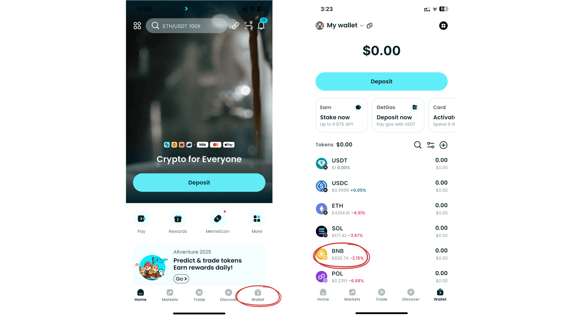How to Buy BNB Chain (BNB) on Bitget Wallet? image 3