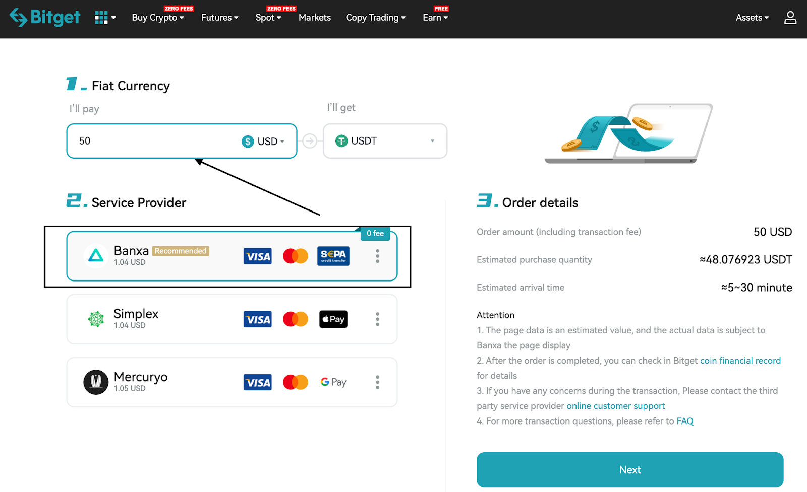 How to Use Banxa to Buy Crypto image 1