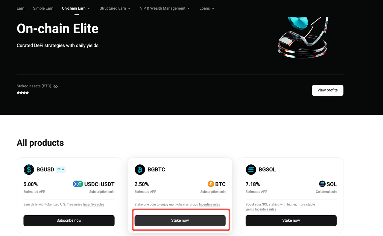 BGBTC: How to Stake your BTC and Earn Passive Yield on Bitget Website? image 1