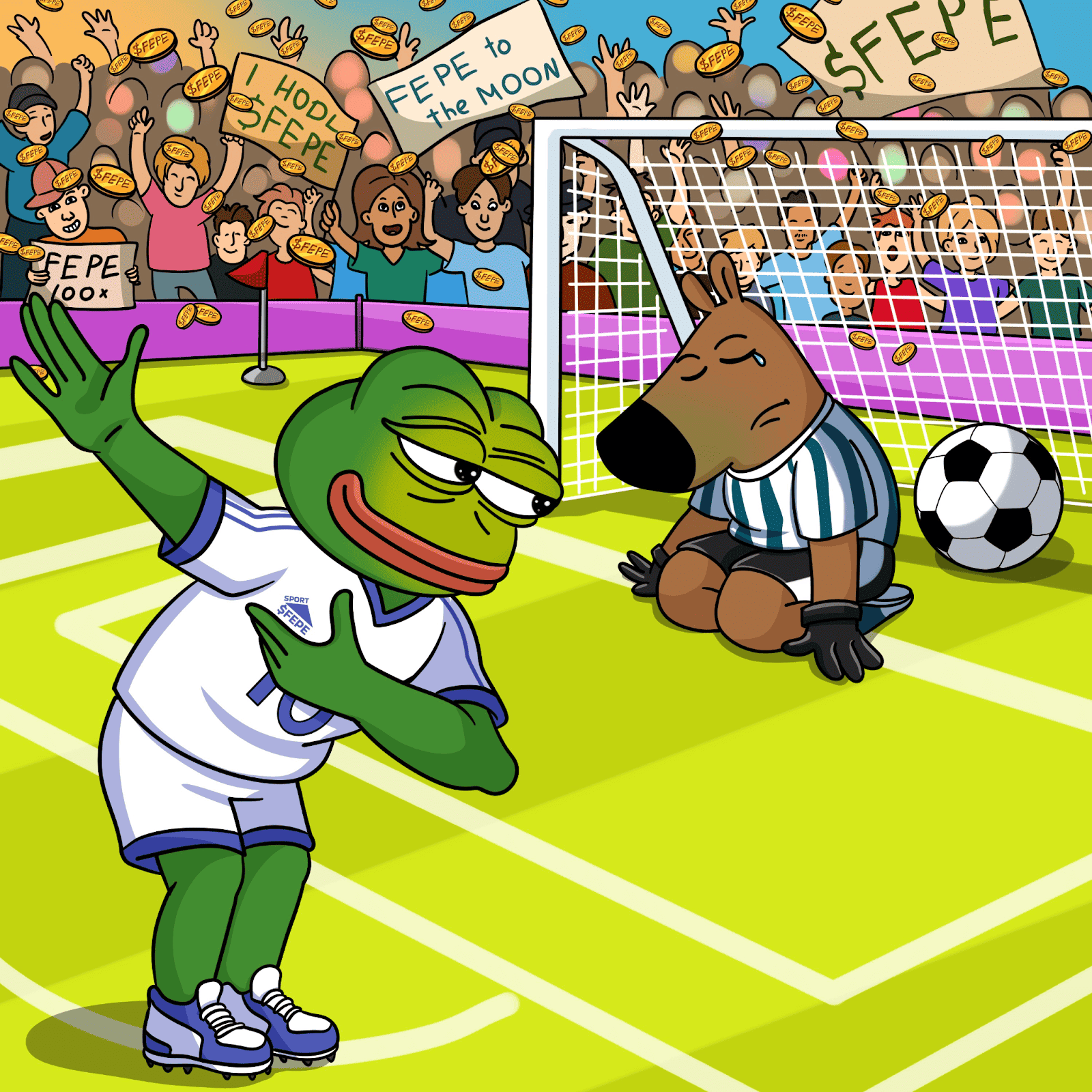 What Is Fantasy Pepe (FEPE)? The AI Football Memecoin on Polygon in 2025 image 1