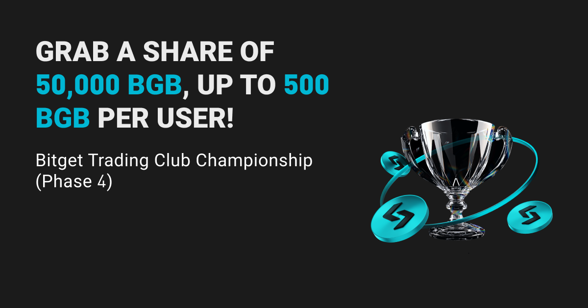 Bitget Trading Club Championship (Phase 4)—Grab a share of 50,000 BGB, up to 500 BGB per user! image 0