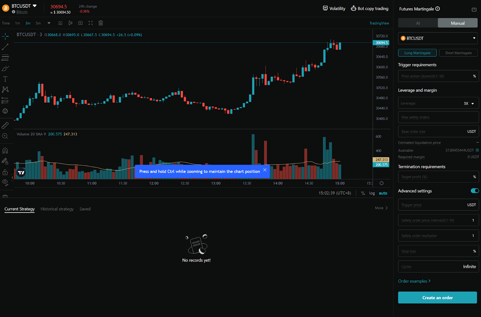 Bitget’s Martingale Strategy: A Hands-on Tutorial image 6