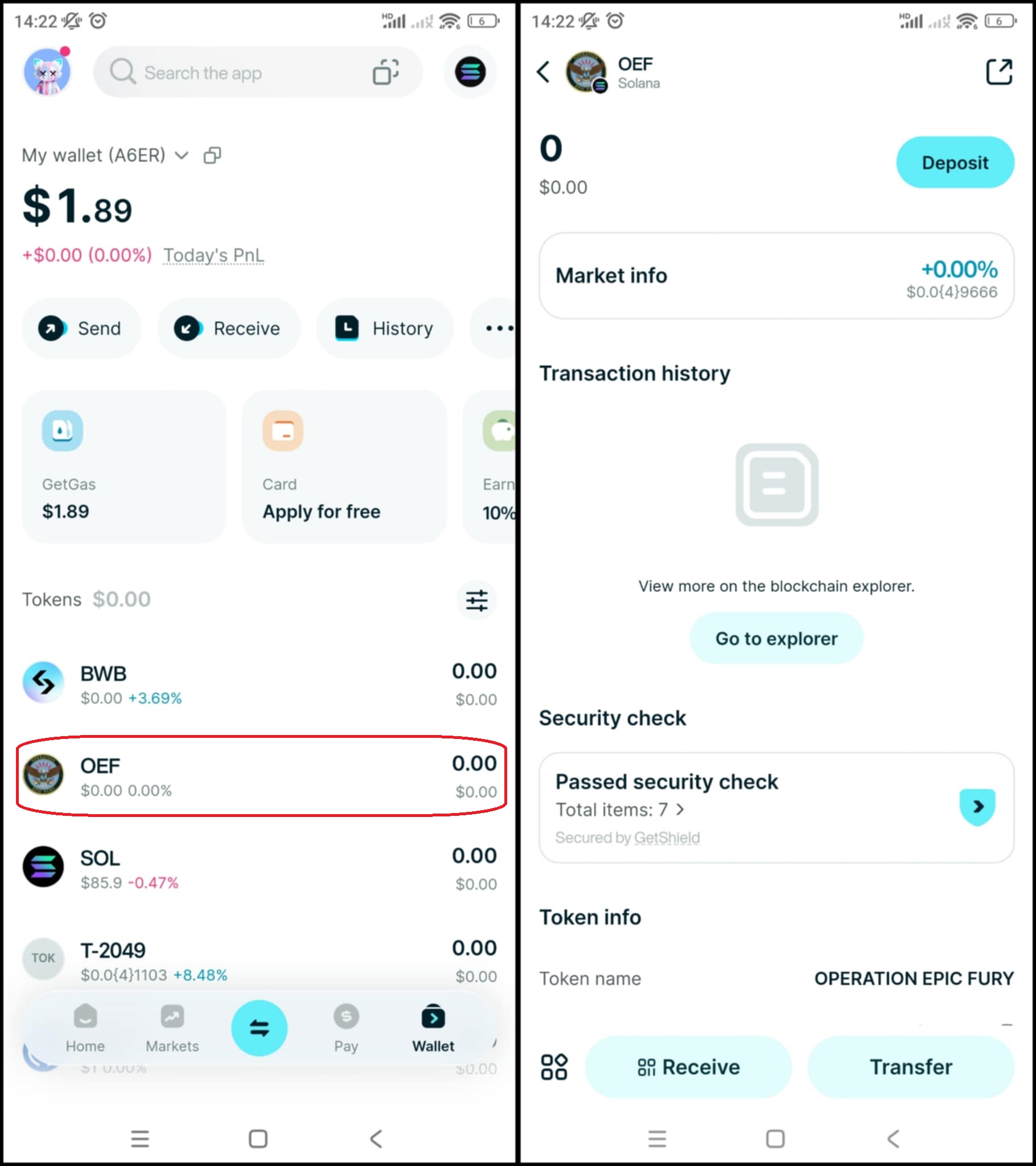 What is OPERATION EPIC FURY (OEF): The Solana Memecoin Inspired by the U.S. Military Operation Against Iran