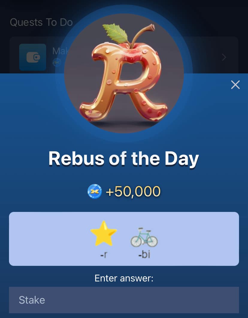 Today's X Empire Riddle of the Day & Rebus of the Day for October 5-6, 2024 image 1