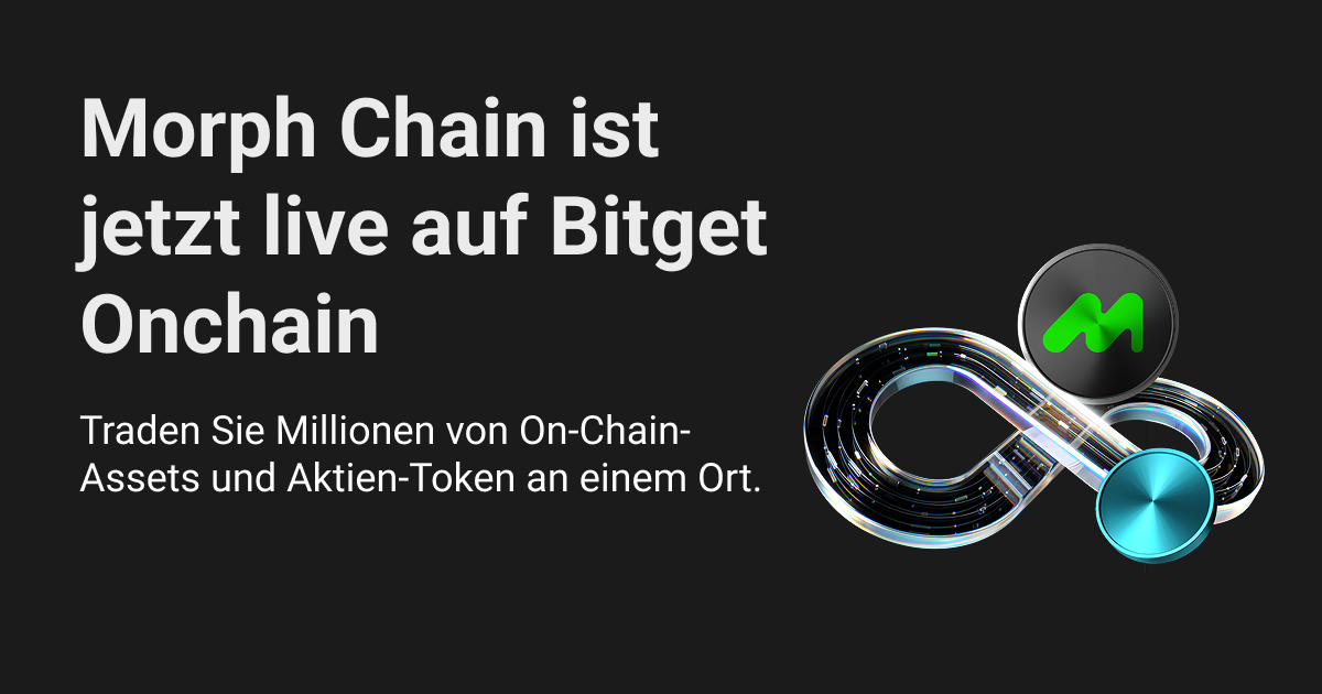 Morph Chain ist jetzt live auf Bitget Onchain image 0