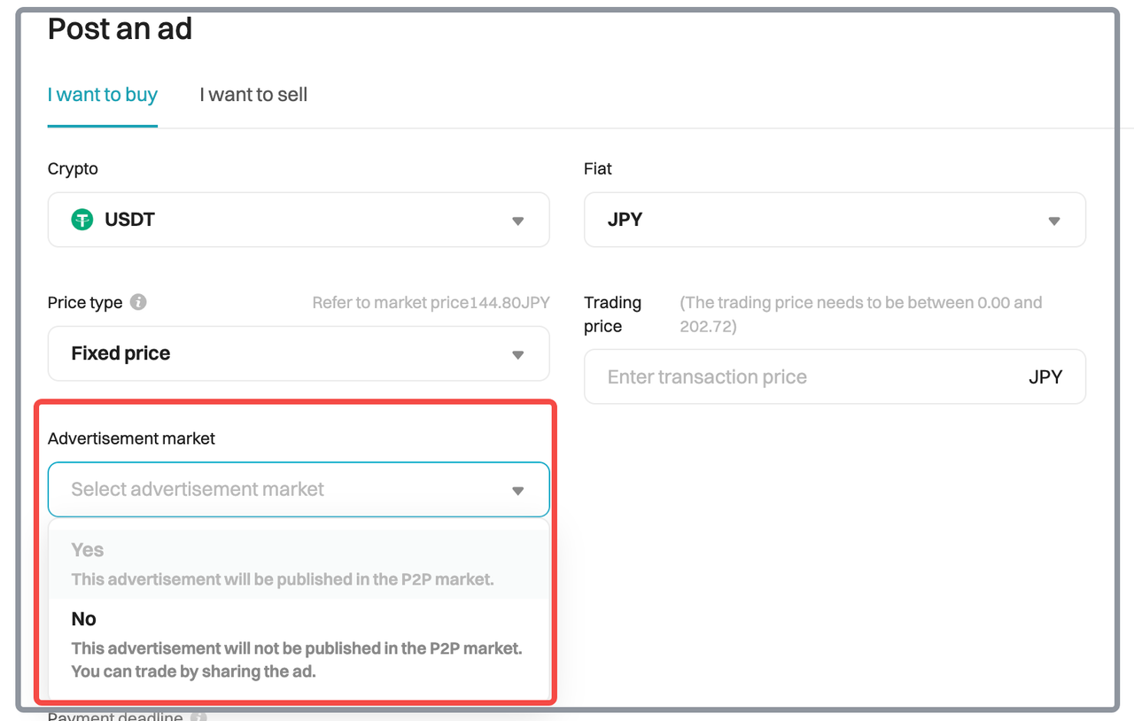 現已開放所有人在 Bitget P2P 上發佈廣告！ image 1