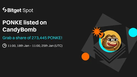 Trade and make net deposits in CandyBomb to earn PONKE