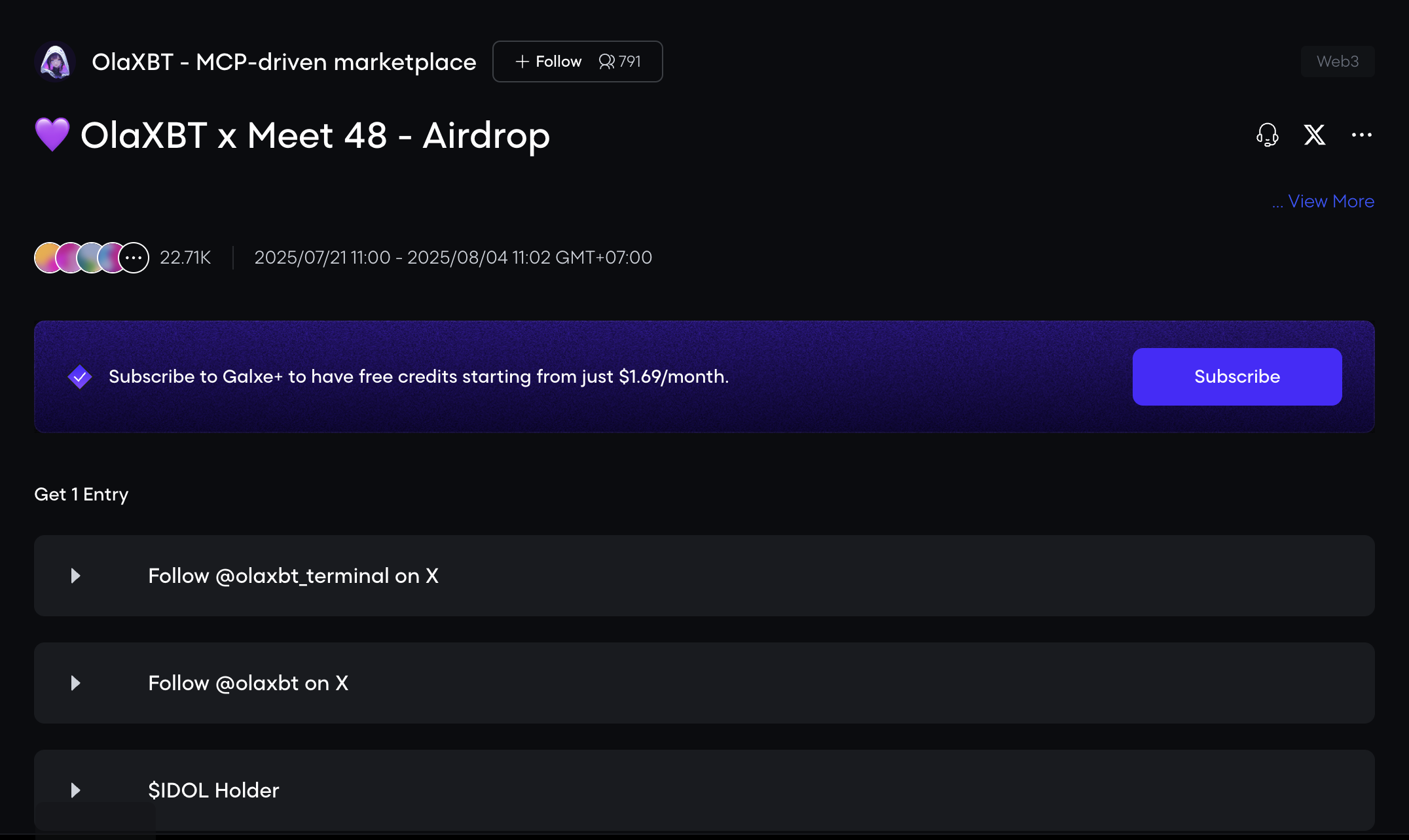 OlaXBT Airdrop Guide: How to Participate and Claim $AIO Rewards? image 3