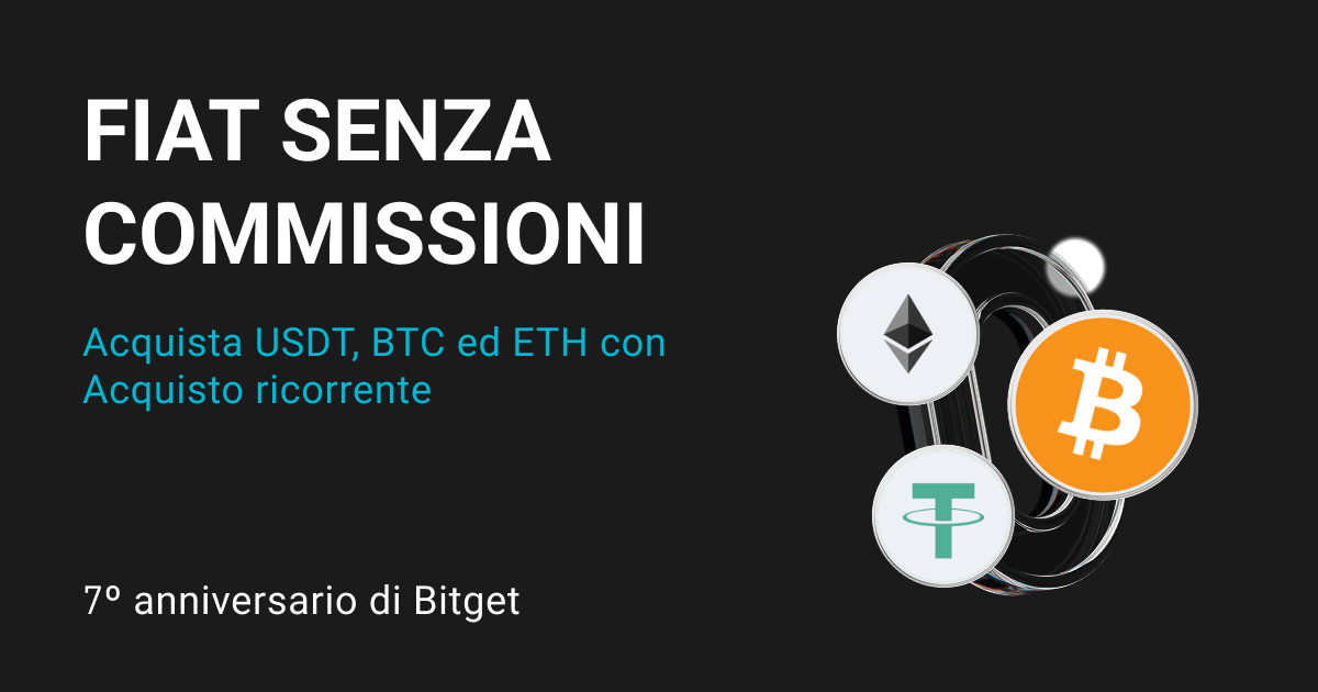 Fiat senza commissioni: acquista USDT, BTC ed ETH con l’Acquisto ricorrente image 0