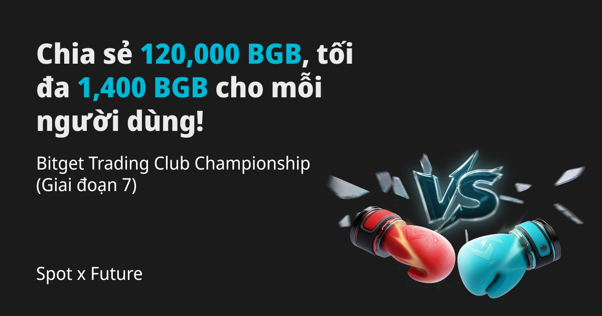 Bitget Trading Club Championship (Giai đoạn 7) – Giao dịch spot và futures để chia sẻ 120.000 BGB, tối đa 1.400 BGB cho mỗi người dùng! image 0