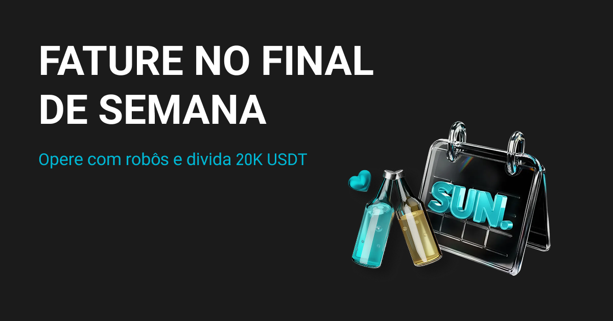 Fature no fim de semana: use robôs de trading e ganhe parte 20.000 USDT