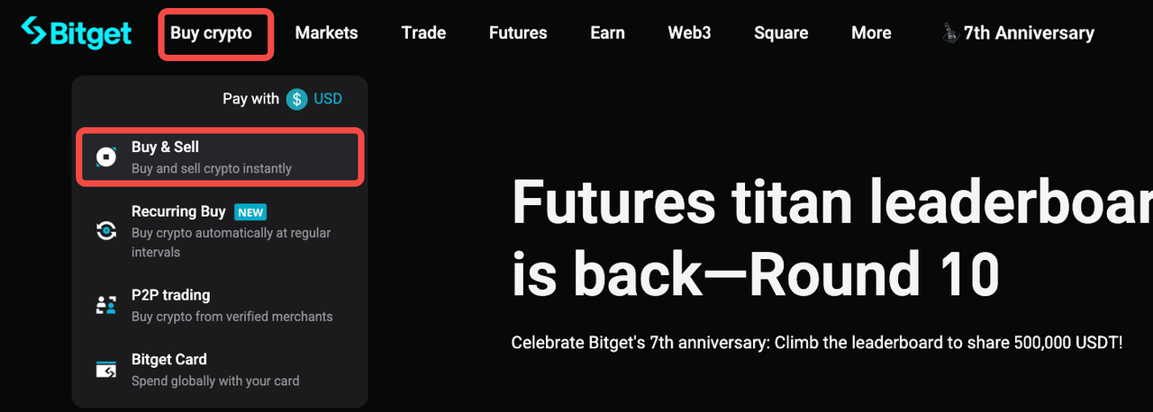 How to Sell Crypto Instantly With Credit or Debit card on Bitget Website? image 0