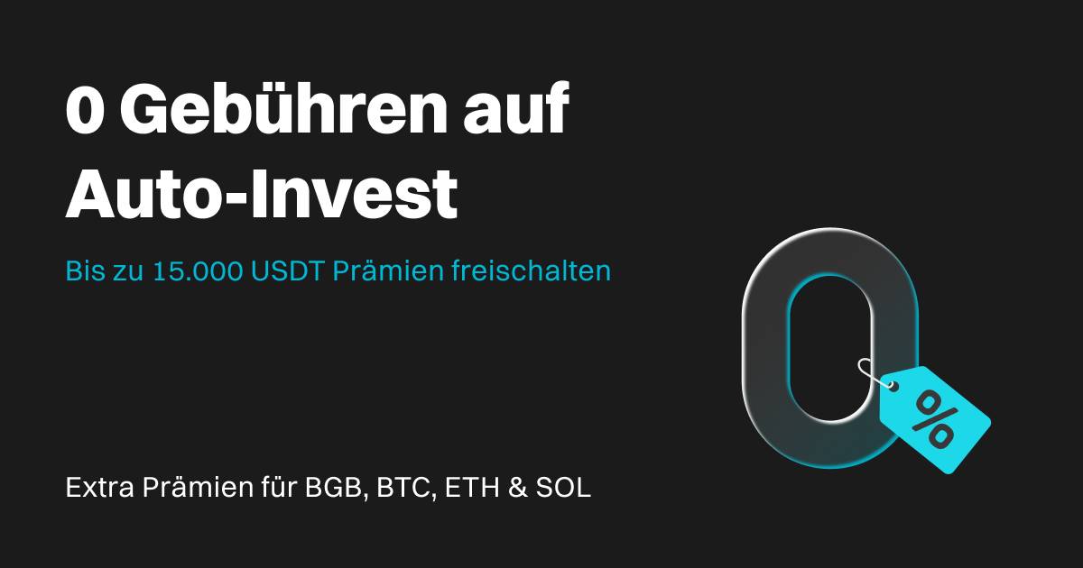 Keine Gebühren für Auto-Investitionen und bis zu 15.000 USDT in Prämien freischalten image 0