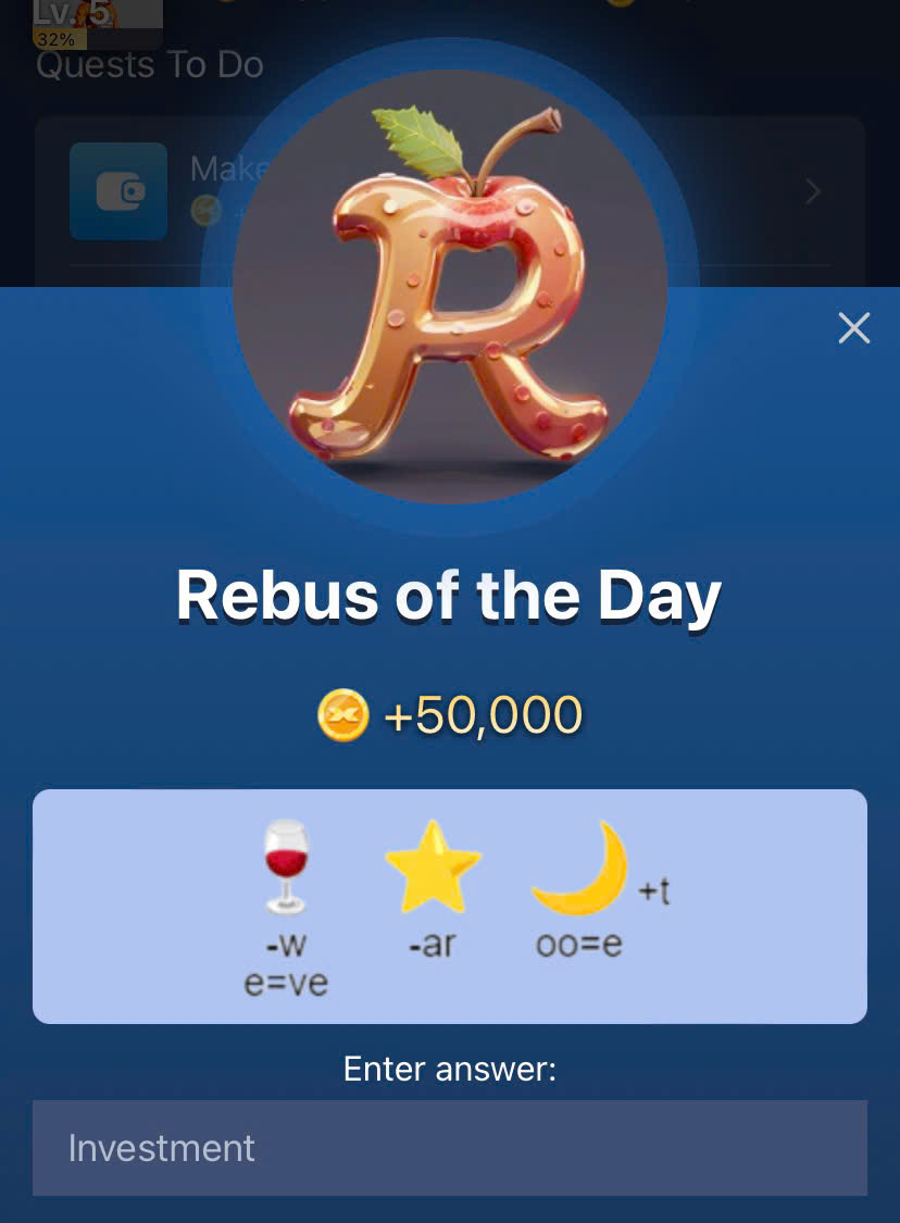 Today's X Empire Riddle of the Day & Rebus of the Day for September 26-27, 2024 image 1