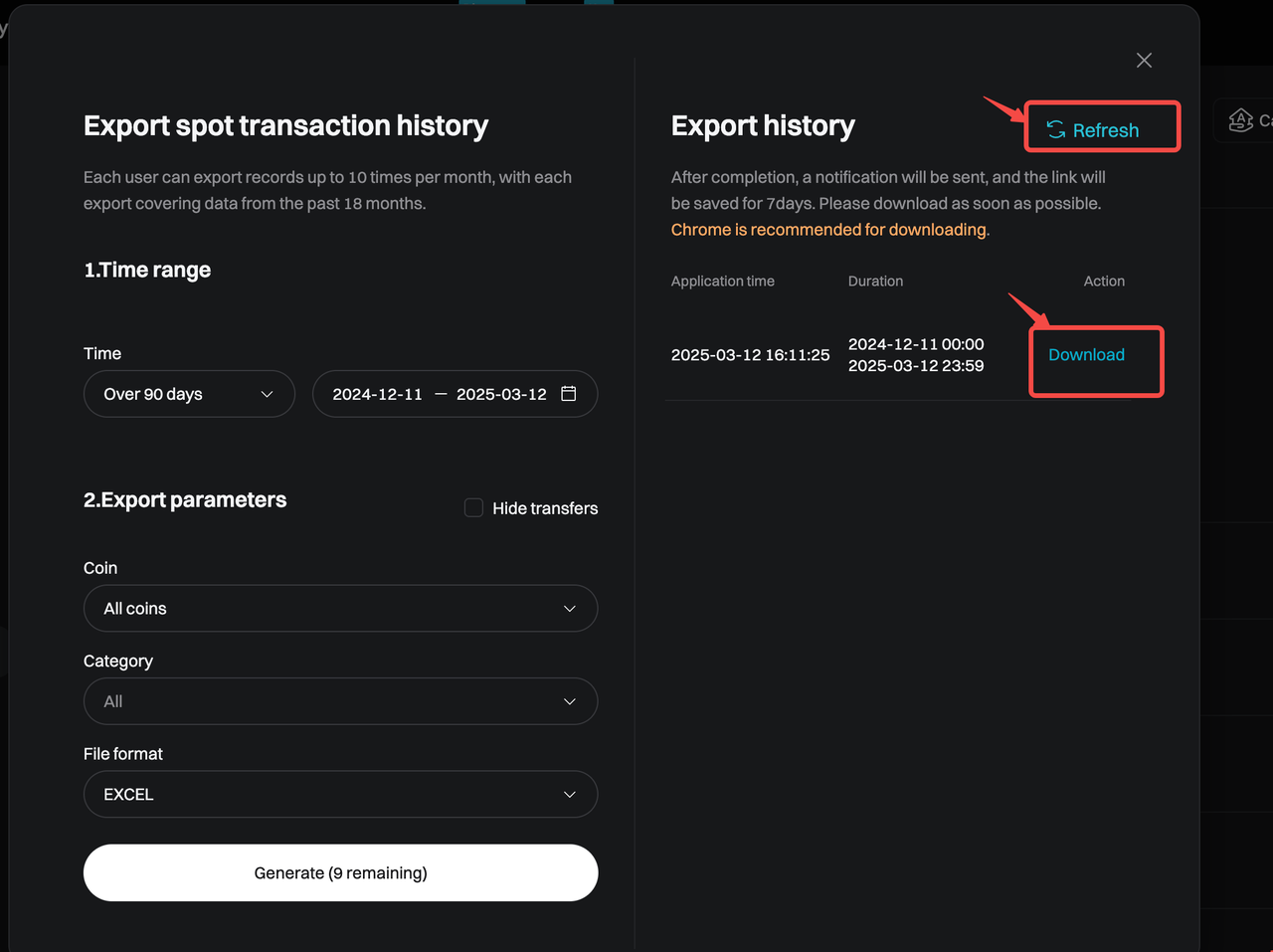 How to Export Your Account Data on Bitget? image 4