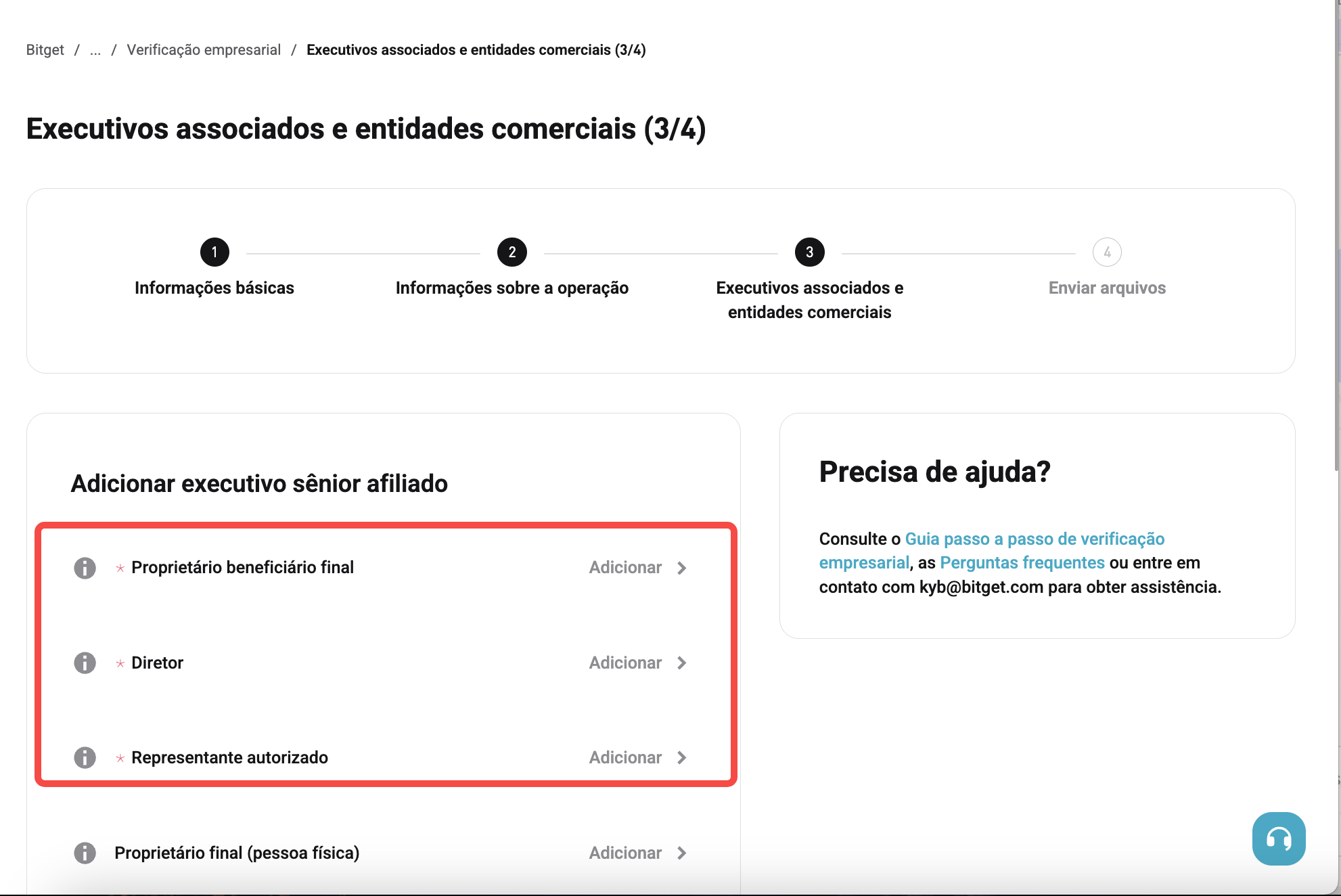 Como concluir a verificação empresarial (KYB) com a minha conta Bitget? image 9