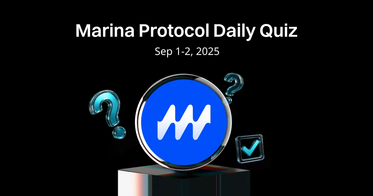 Marina Protocol Today Answer for September 1-2, 2025, Your Complete Guide to Earning SURF & BAY Tokens with the Daily Quiz