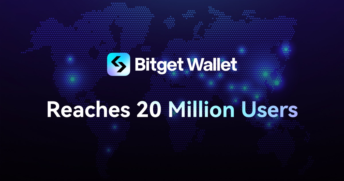 Bitget Wallet 躋身全球第四大 Web 3 錢包！用戶數突破 2,000 萬