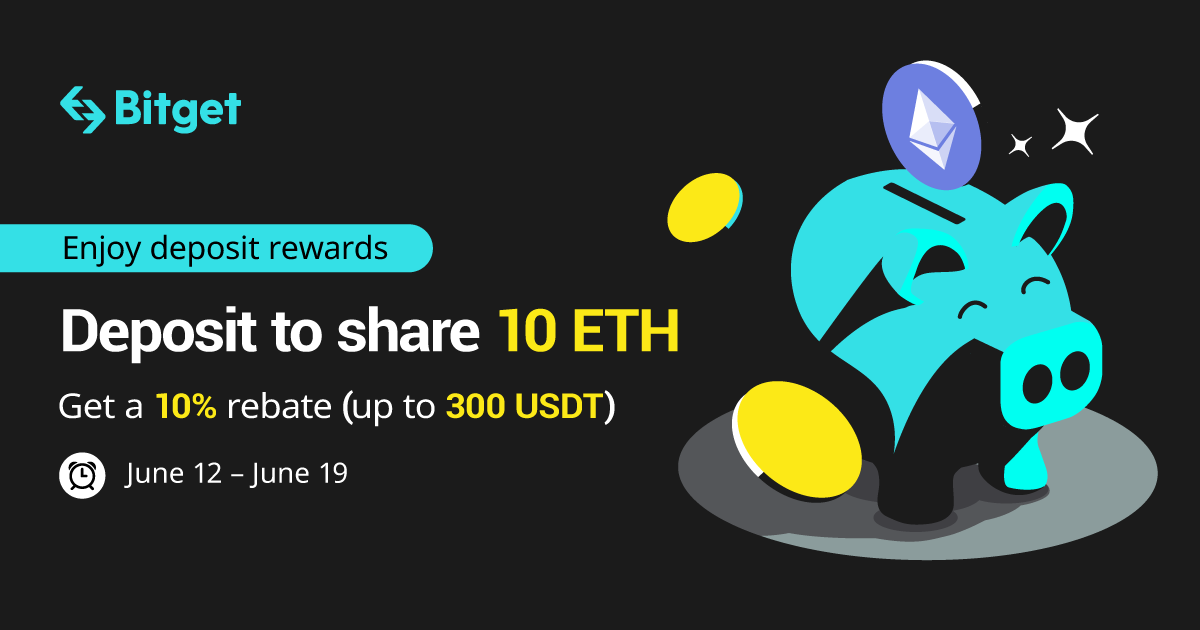 Deposit to get 300 USDT and share 10 ETH 