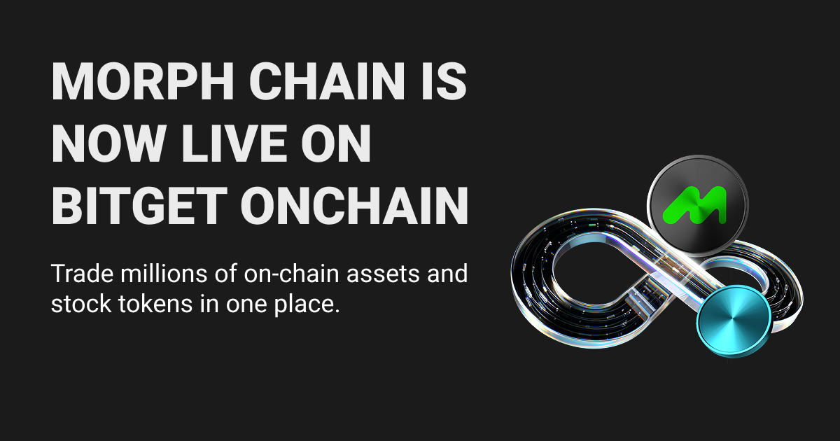 Morph chain is now live on Bitget Onchain image 0