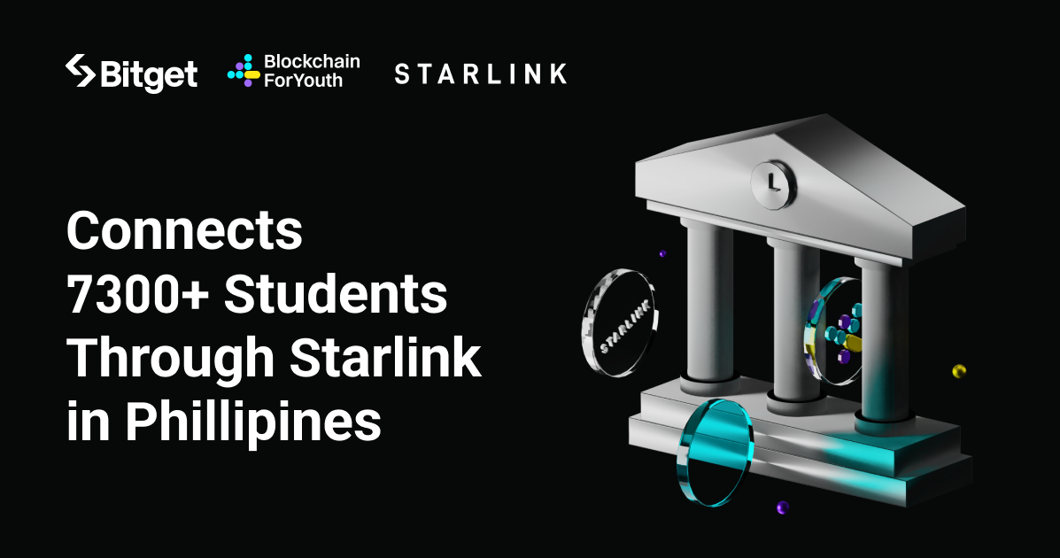 Bitget Connects 7,300+ Students Across Six Schools in Philippines Through Blockchain4Youth Starlink Program