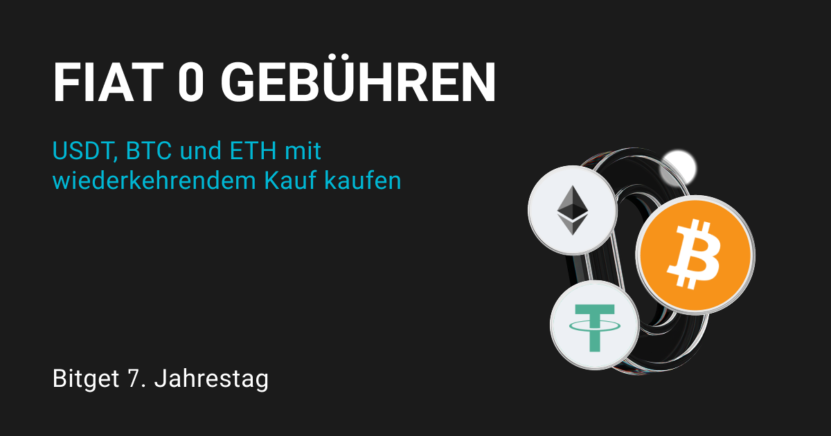 Fiat 0 Gebühren: Kaufen Sie USDT, BTC und ETH mit wiederkehrenden Käufen image 0