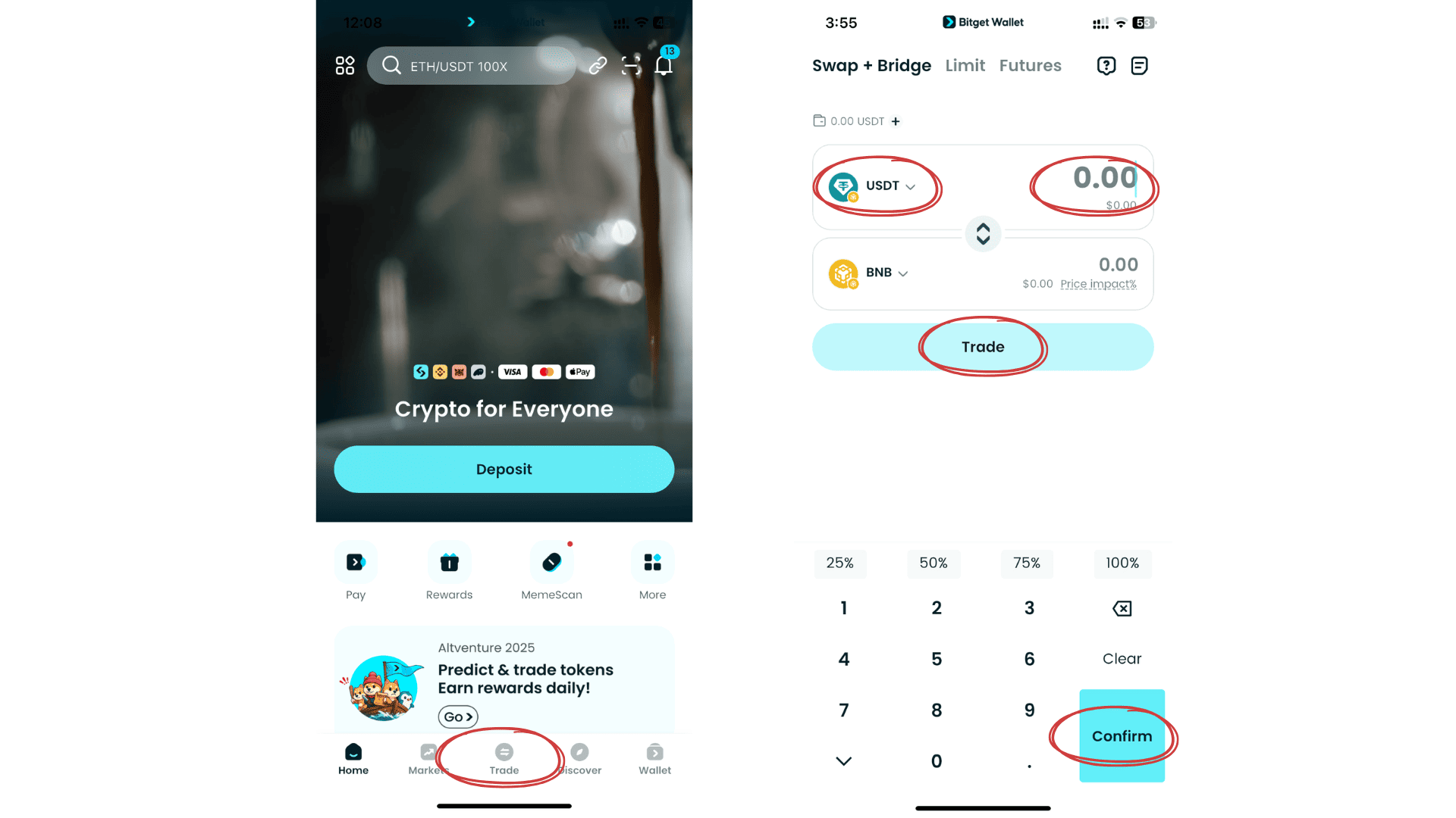 How to Buy BNB Chain (BNB) on Bitget Wallet? image 6