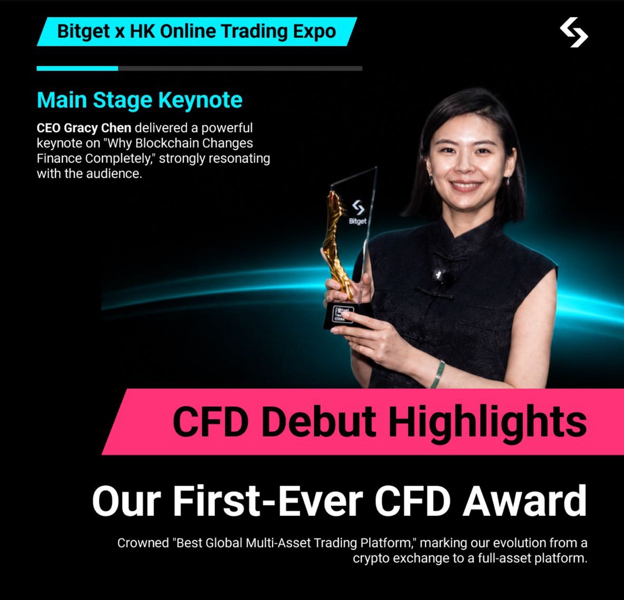 Bitget、香港Trading Expoで「Best Multi-Asset Trading Platform」を受賞 image 0
