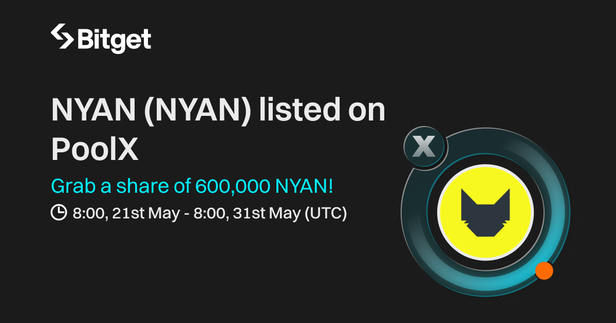 Bitget PoolX lists Nyan Heroes (NYAN) - Stake ETH to mine token