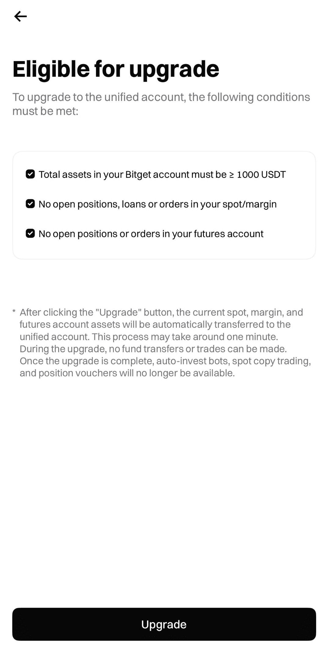 How to Upgrade to Unified Trading Account?