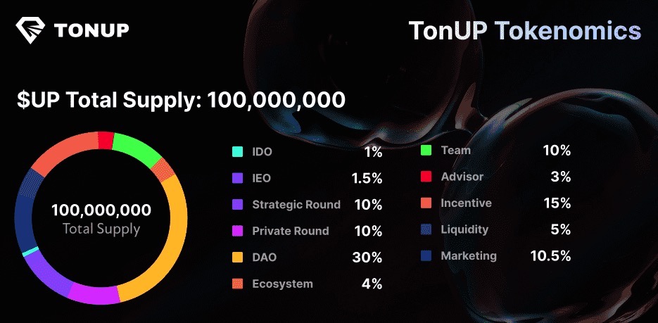 TonUP（UP）：把握TON公链上的价值洼地 image 1