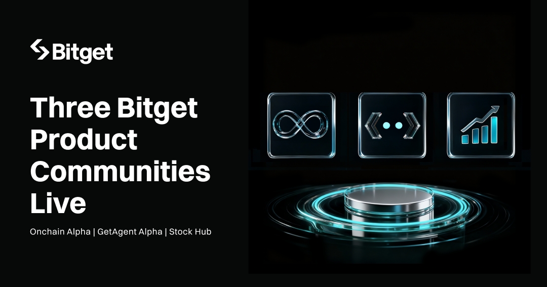 Official Announcement | Bitget Launches Three Product Communities! image 0