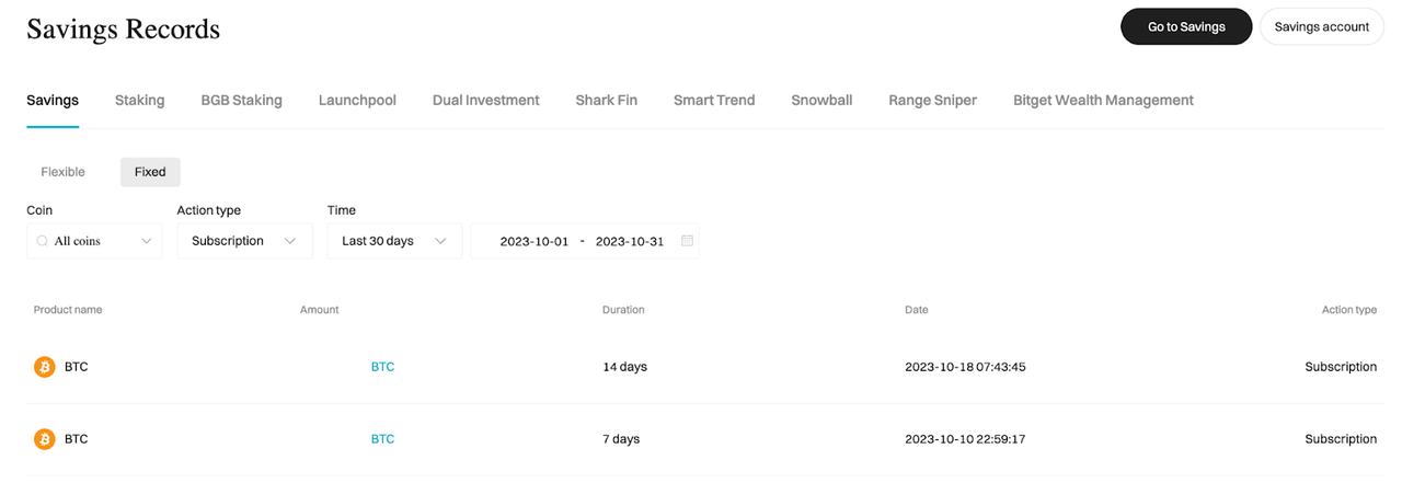 Introduction to Bitget Fixed Savings image 3