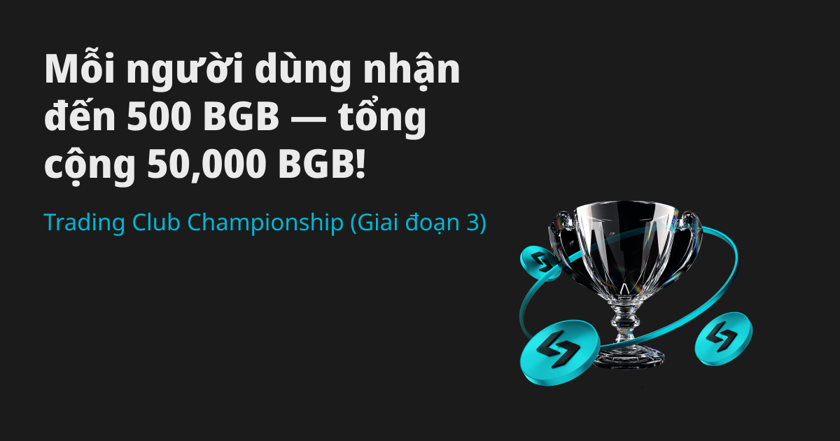Bitget Trading Club Championship (Giai đoạn 3) – Chia sẻ 50,000 BGB, tối đa 500 BGB cho mỗi người dùng! image 0