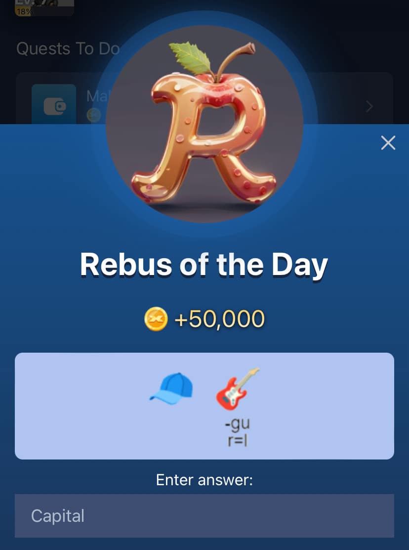 Today's X Empire Riddle of the Day & Rebus of the Day for September 27-28, 2024 image 1